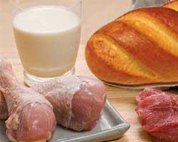 Картинки по запросу картинки  мясо, молоко  и хлеб