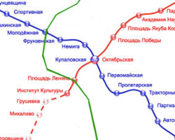 Метро минск схема 3 линия